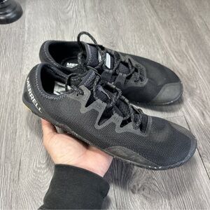 Merrell Black vapor glove Minimalist Athletic Sneakers